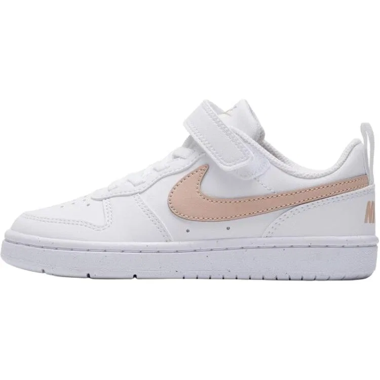 Кроссовки для скейтбординга Court Borough Low top Kids, белые, для детей 3-7 лет Nike, White