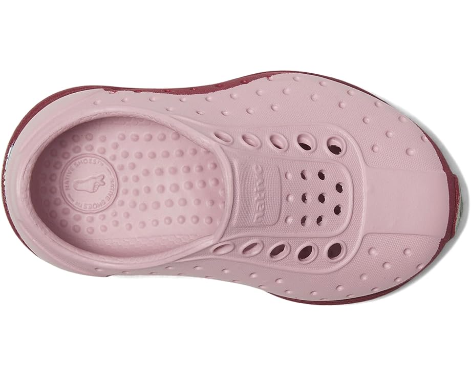 Детские кроссовки Native Shoes Robbie Roam (Toddler) Native Shoes Kids, Balos Pink/Root Red/Relax Speckle Rubber — фото 2