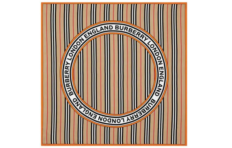 

Вязаный шарф унисекс Burberry, Brown