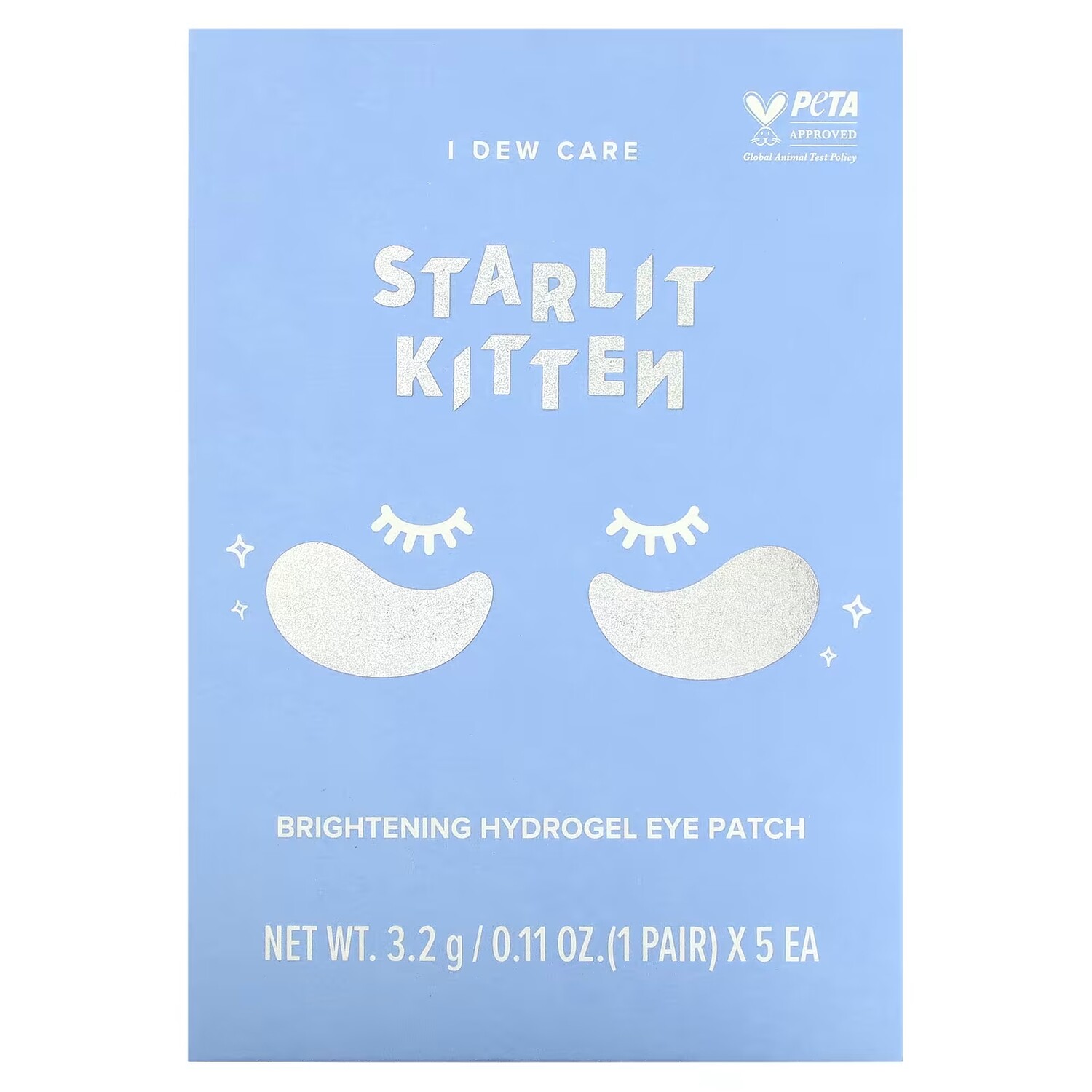 

Патчи для глаз I Dew Care Starlit Kitten осветляющие гидрогелевые, 3,2 гр.