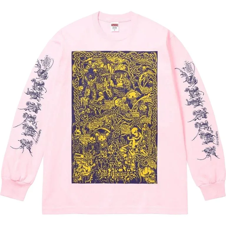 Футболка с длинным рукавом Wombat Supreme, Light Pink/Light Pink
