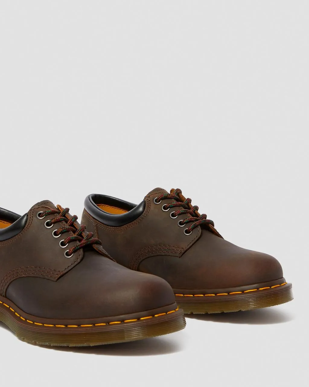 Dr. Martens 8053 Crazy Horse Кожаные повседневные туфли, цвет Dark Brown — Crazy Horse — фото 4
