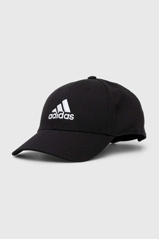 

Бейсболка из хлопка adidas, черный