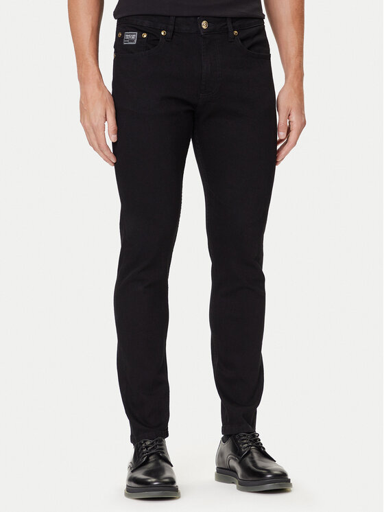 

Джинсы straight fit 79GAB5D0 CDW00 Versace Jeans Couture, чёрный