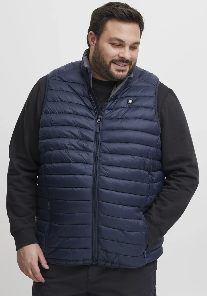 

Стеганый жилет из смесовой ткани "Vest Bhromsey" Blend, синий