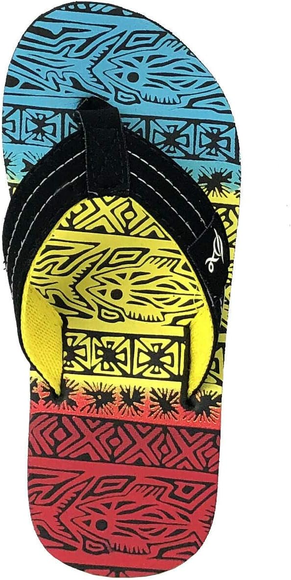 

Пляжные сандалии для мальчиков TRIBAL Tattoo Redvolution, черный/желтый
