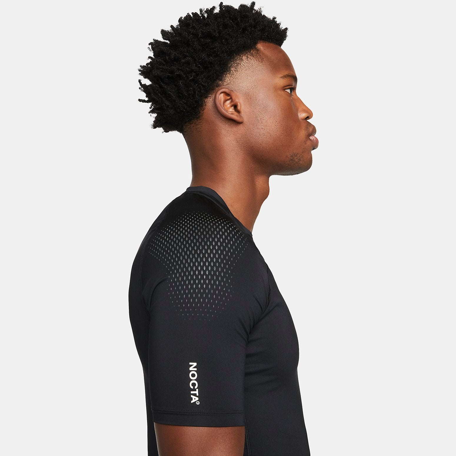 Топ Nike x NOCTA Drake Basketball Short Sleeve Inner Top 'Black' — фото 3