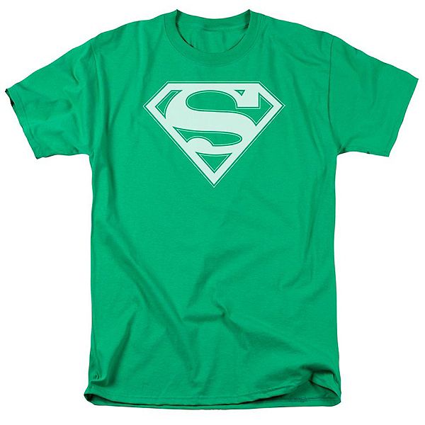 

Футболка с коротким рукавом Superman green & white shield Licensed Character