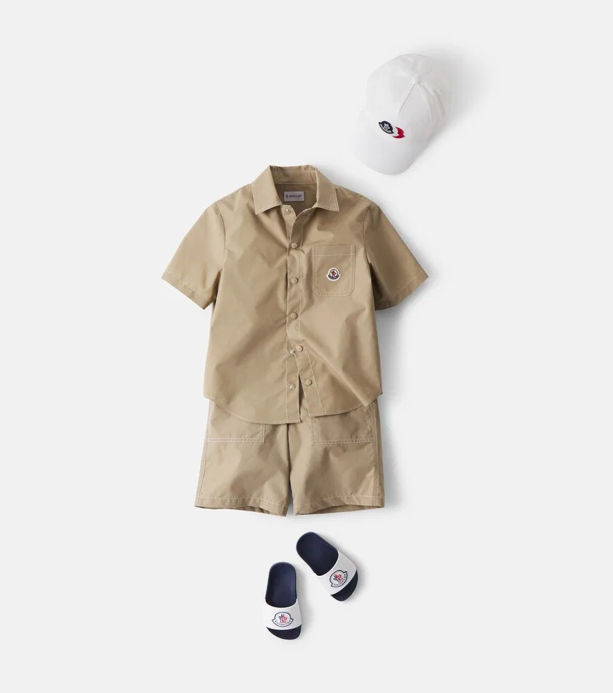 Слайды с логотипом Moncler Enfant, белый — фото 2