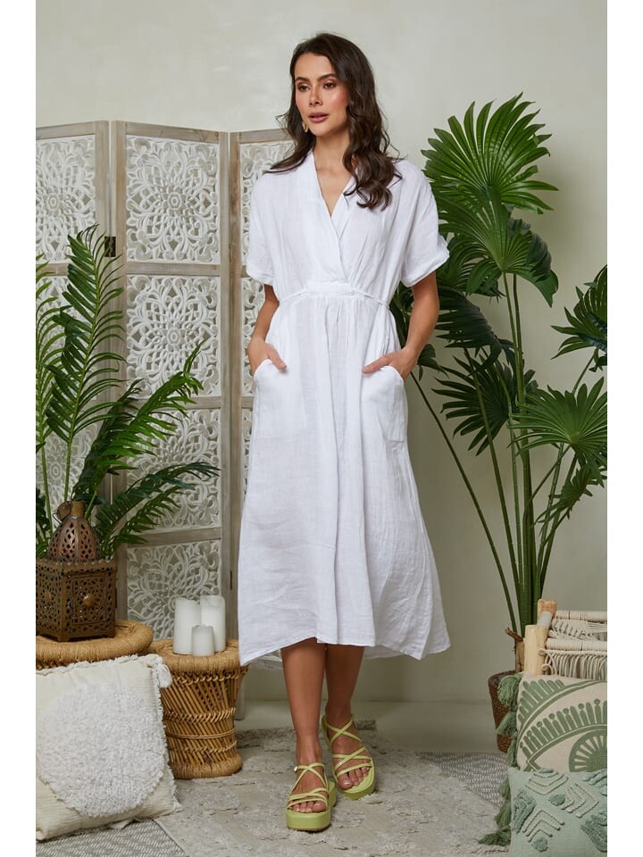 

Длинное платье Lin Passion Leinen, белый