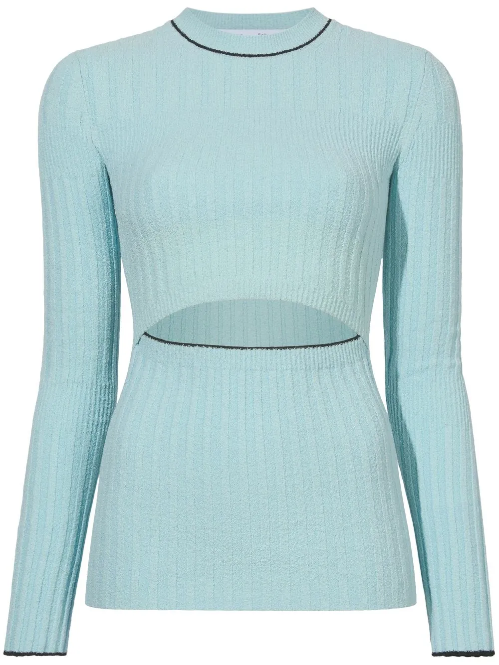 

Трикотажный топ из букле Proenza Schouler White Label, синий