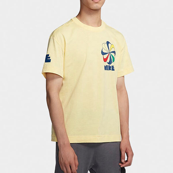 Футболка sportswear vintage printed tee men yellow Nike, желтый — фото 2