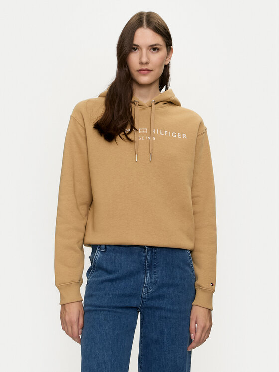 

Толстовка regular fit Tommy Hilfiger, бежевый