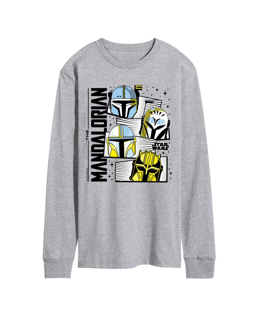 

Мужская футболка с длинным рукавом "Мандалорец" AIRWAVES, Gray