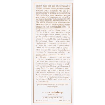 Super Stick Spf 50 + солнцезащитный крем с солнцезащитным эффектом UVA, 15 г, Sisley — фото 3