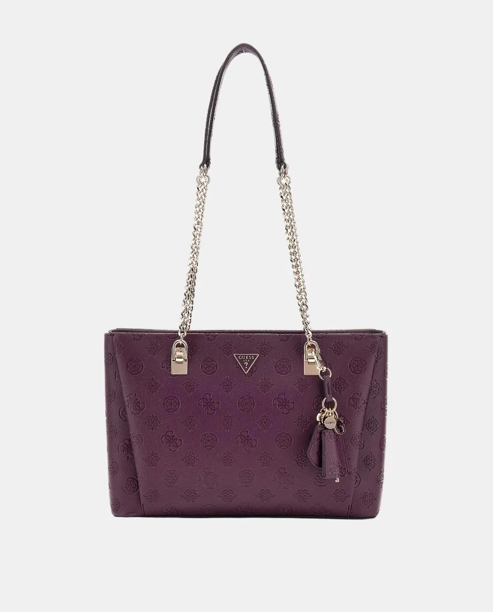 

Сумка на плечо с молнией Guess, бордовый