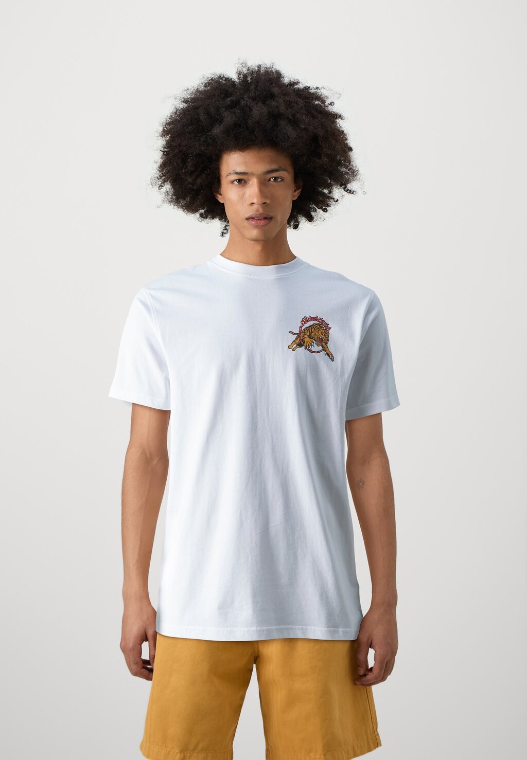 

Футболка с набивным рисунком Salba Tiger Redux Unisex Santa Cruz, белая