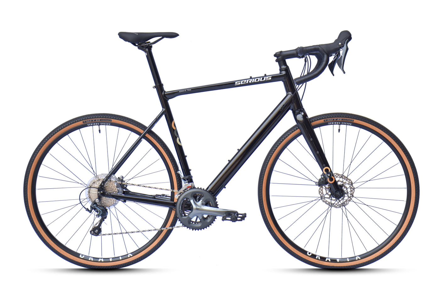 

Гравийный велосипед Serious gravix two (2026) - gravelbike - black shiny