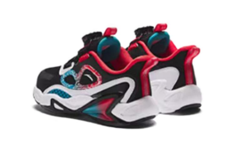 Antakids Удобные и износостойкие детские повседневные кроссовки Black White Red для детей 3-7 лет — фото 4