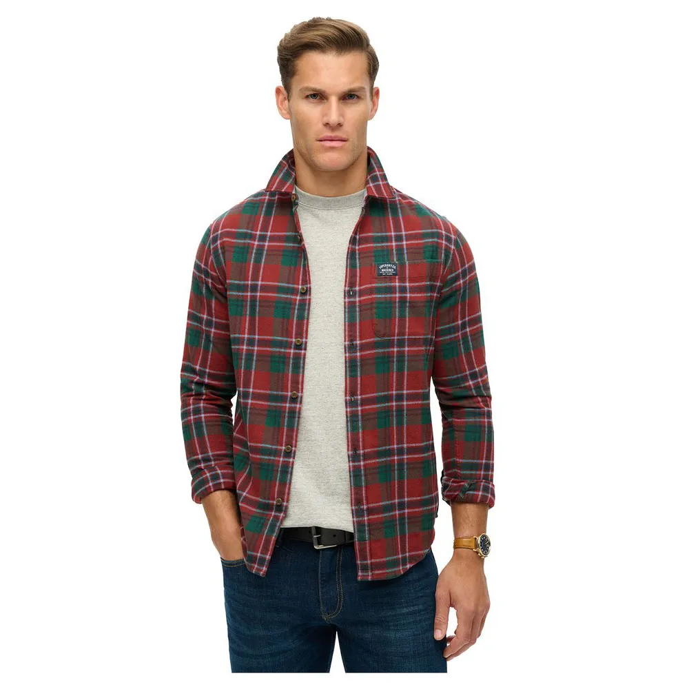 

Рубашка Superdry Lumber, красный
