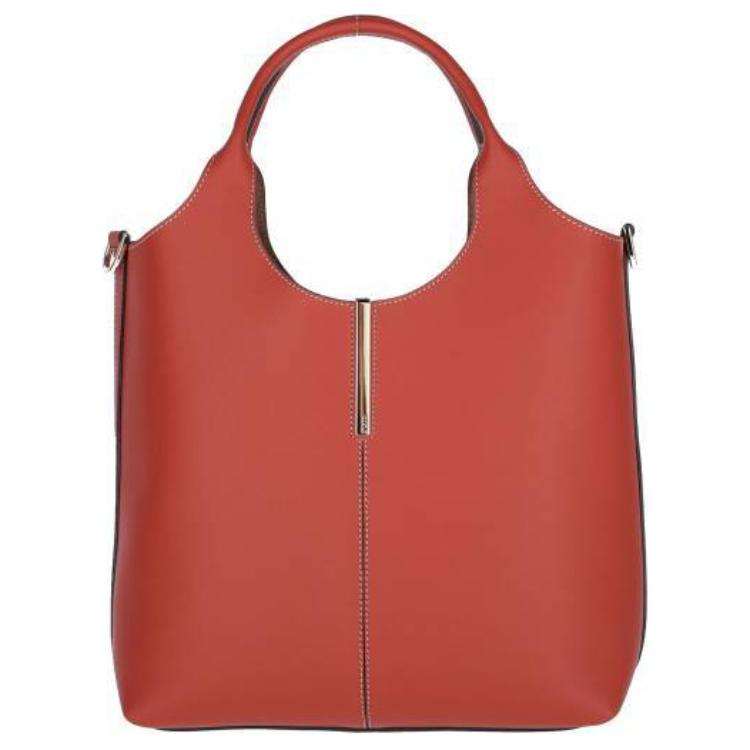 TOD'S Кожаная сумка через плечо, кроссбоди, маленькая женская красная — фото 3
