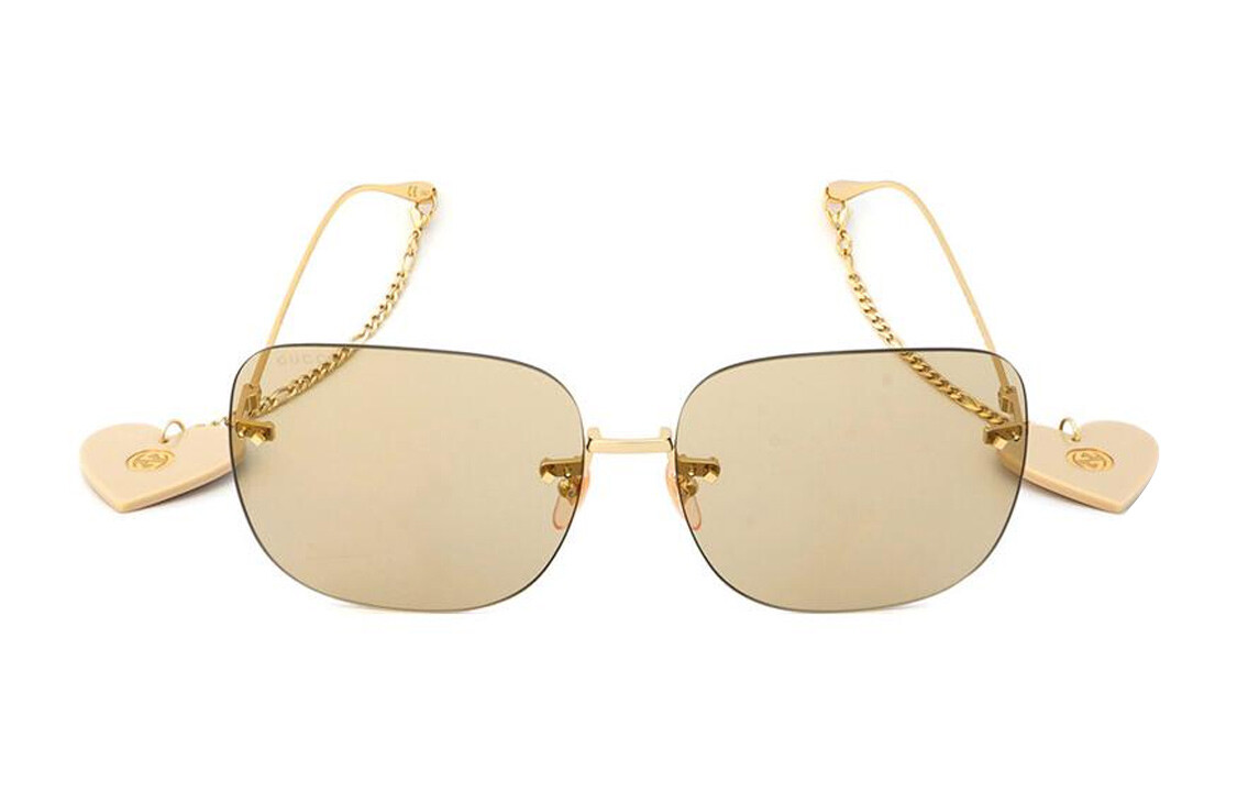

GUCCI Женские солнцезащитные очки, Gold