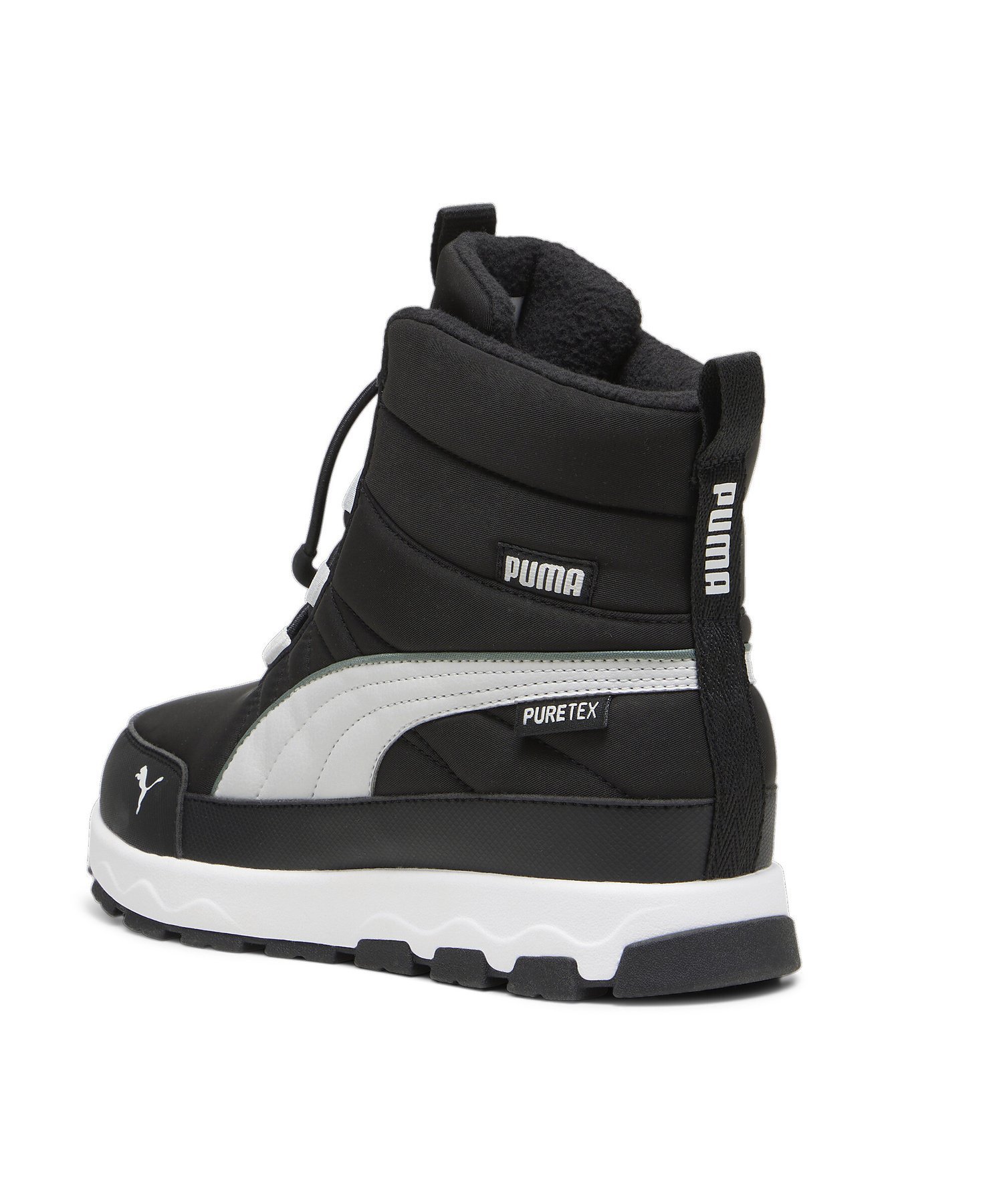 Детские бутсы Puma Evolve Puretex, размеры 22-25 см. Puma, PUMA Black-Ash — фото 3