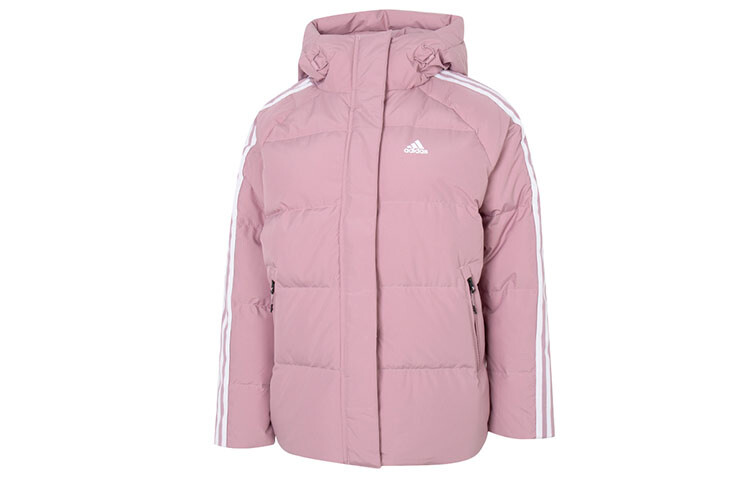 

Пуховик женский розовый Adidas