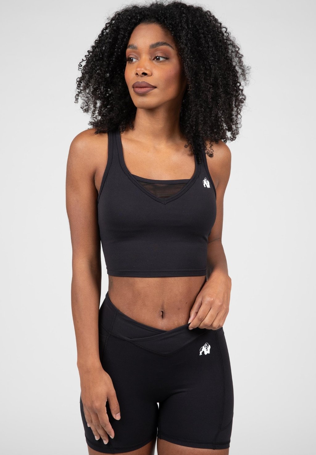 

Спортивный бюстгальтер WILLOW TANK Gorilla Wear, черный