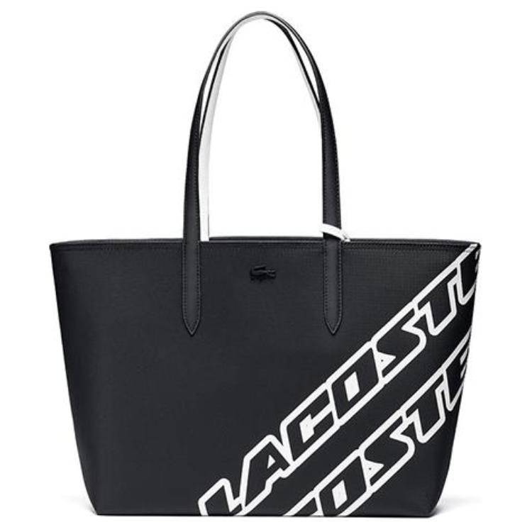 

LACOSTE ПВХ сумка шоппер, Black