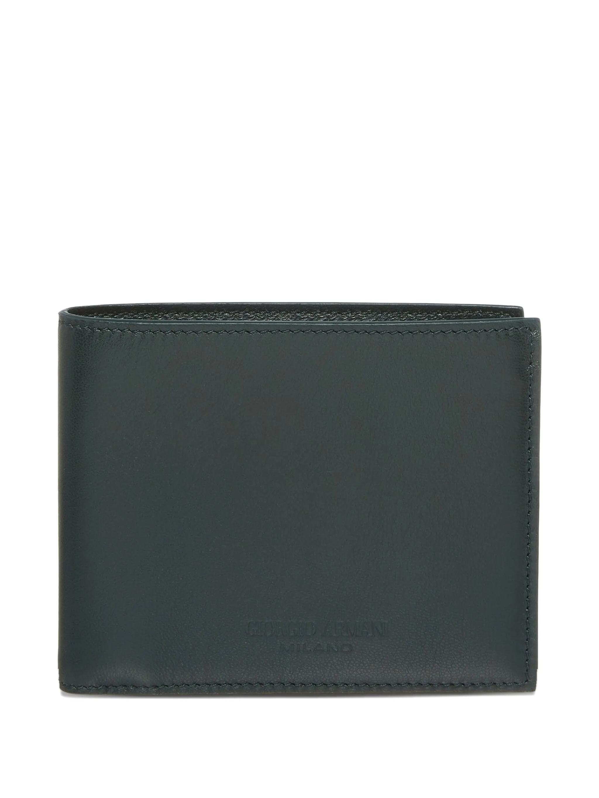 

Бумажник с тисненым логотипом Giorgio Armani, зеленый