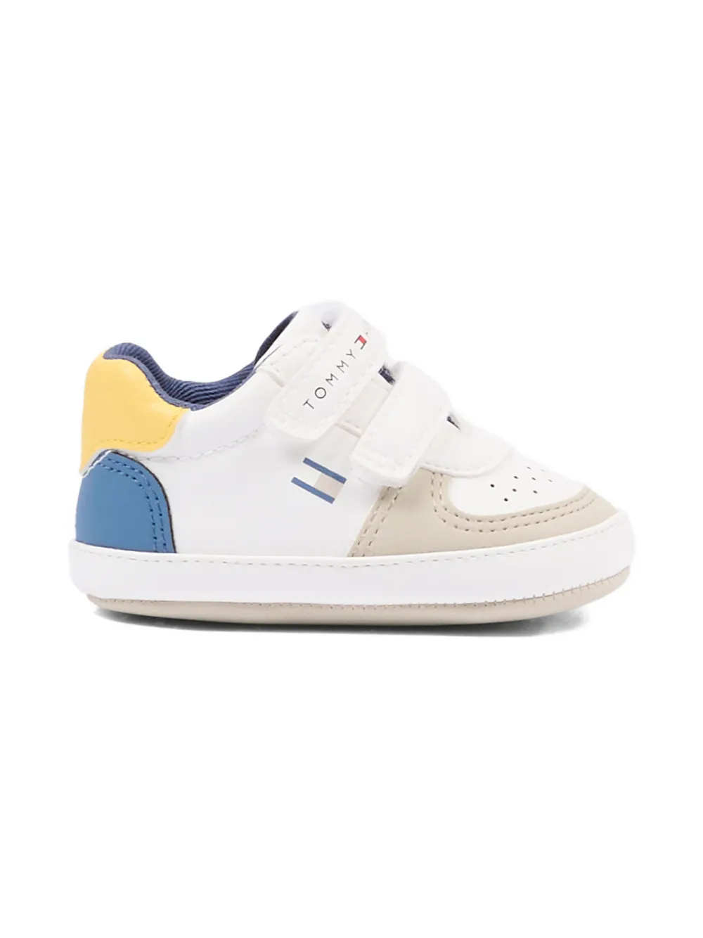 Детские ботиночки с контрастными вставками Tommy Hilfiger Junior, белый — фото 2