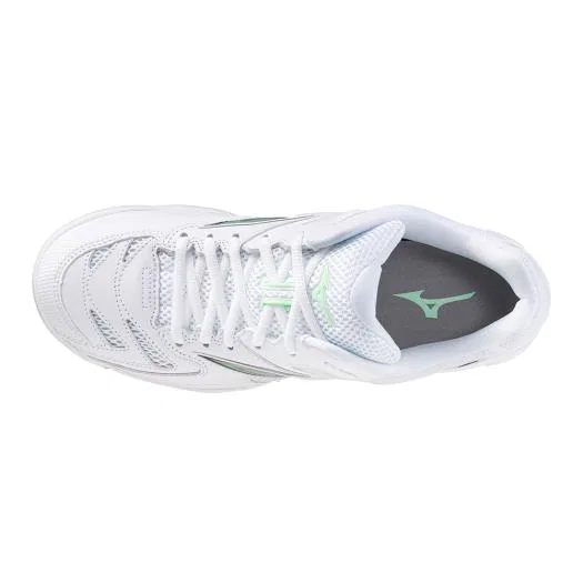 Мужские кроссовки для бадминтона «Wave Fang Pro» от Mizuno, White X Mint — фото 4