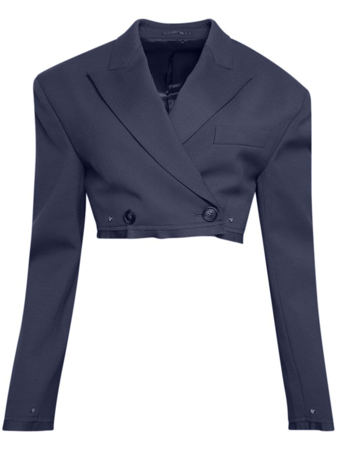 

Dion Lee укороченный жакет, синий