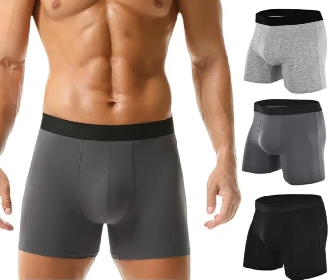 Боксеры хлопковые, 3 шт., Underwear, D-3pcs