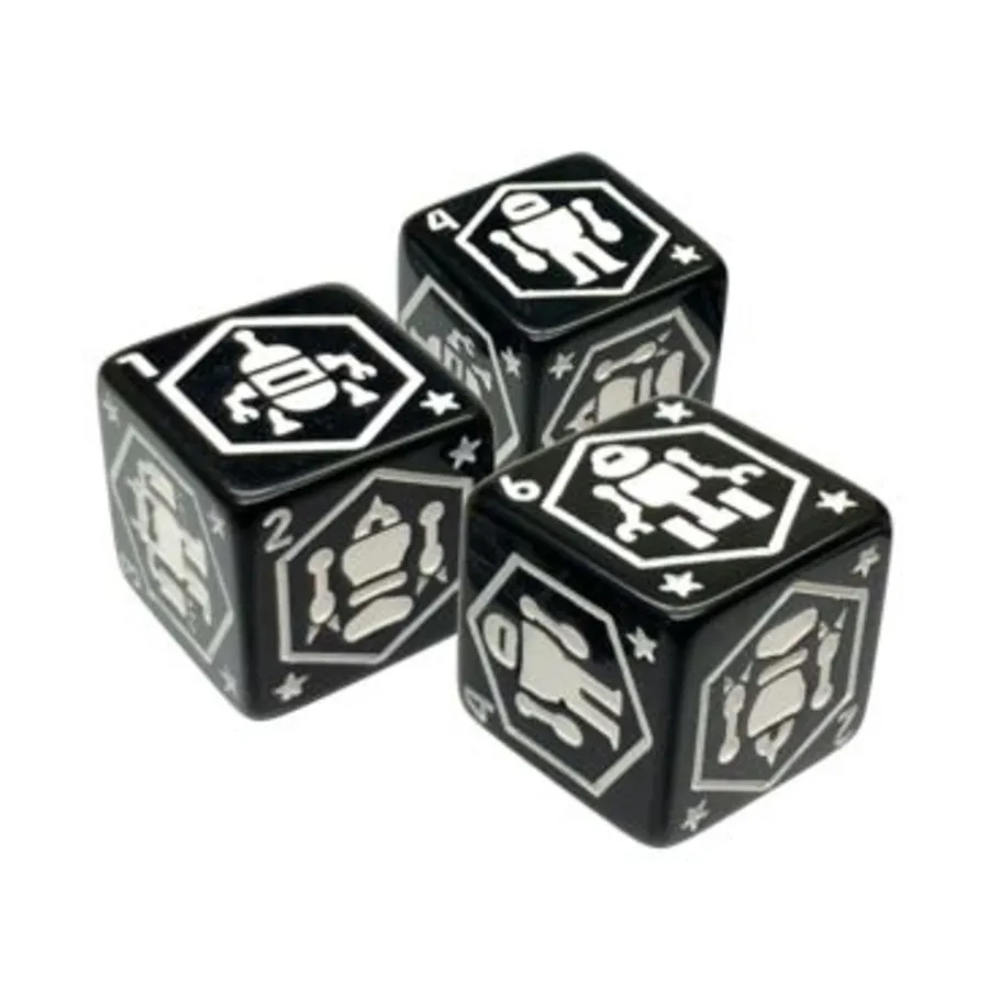 

Набор кубиков для робота d6 (3), Miscellaneous (Steve Jackson Games)