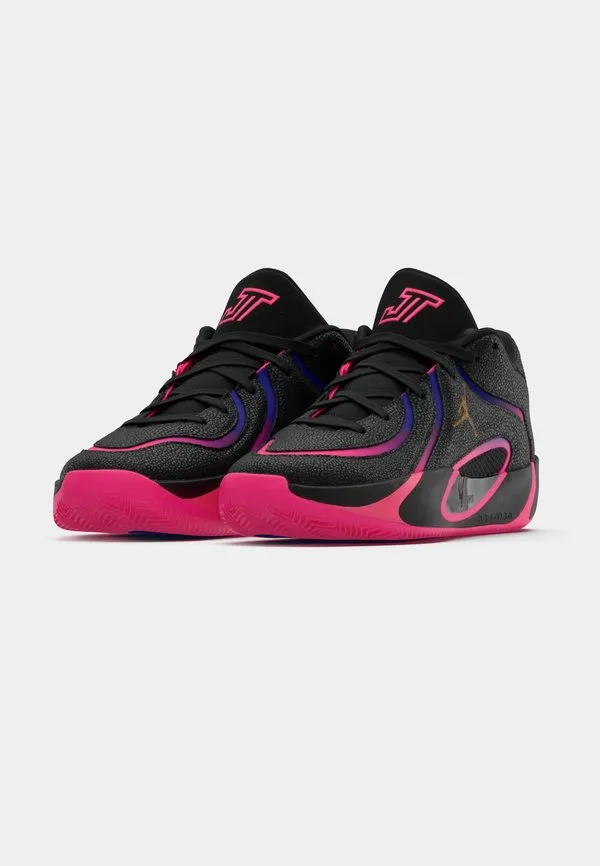 Баскетбольные кроссовки jordan tatum 4 Jordan, Black/Hyper Pink/Fierce Purple/Racer Blue — фото 3
