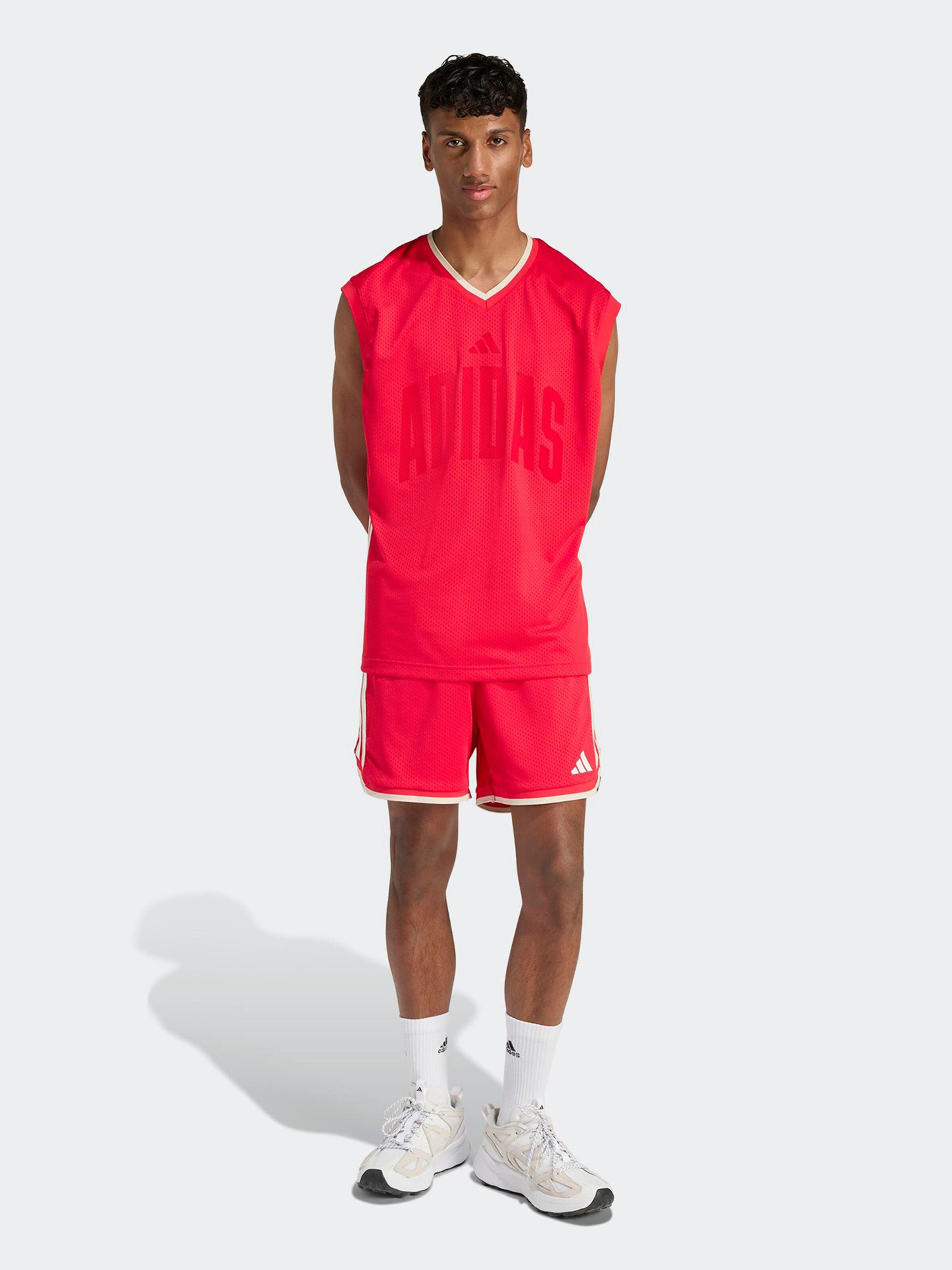 Adidas Sportswear Шорты для тренировок Regular 'Stadium' в красном цвете — фото 4