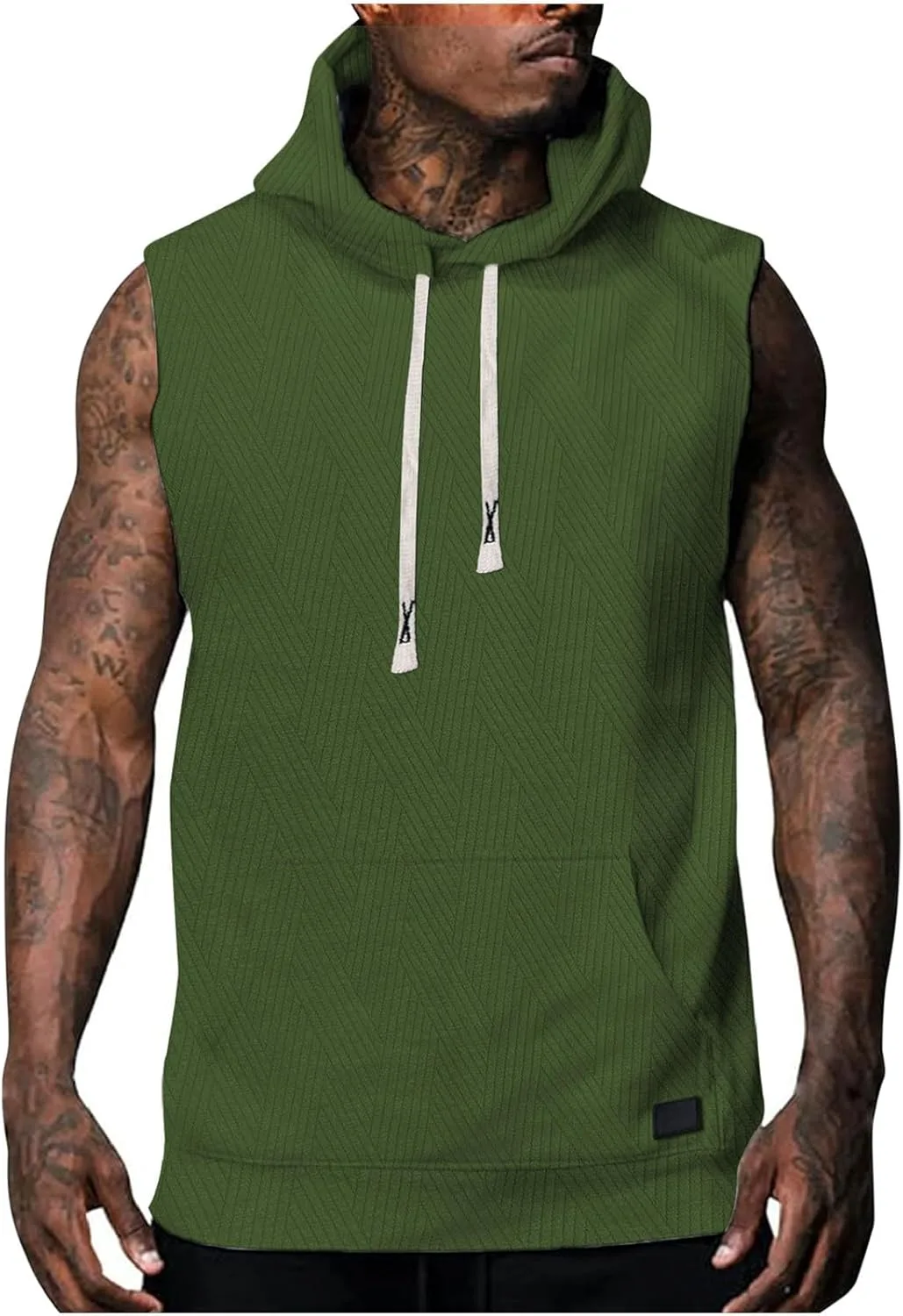 

Мужская майка с капюшоном для тренировок