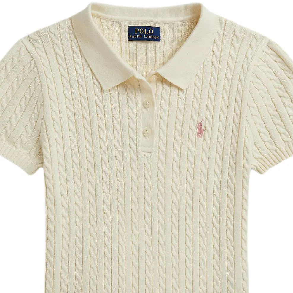 Свитер с поло Kids Polo Ralph Lauren Butter — фото 4