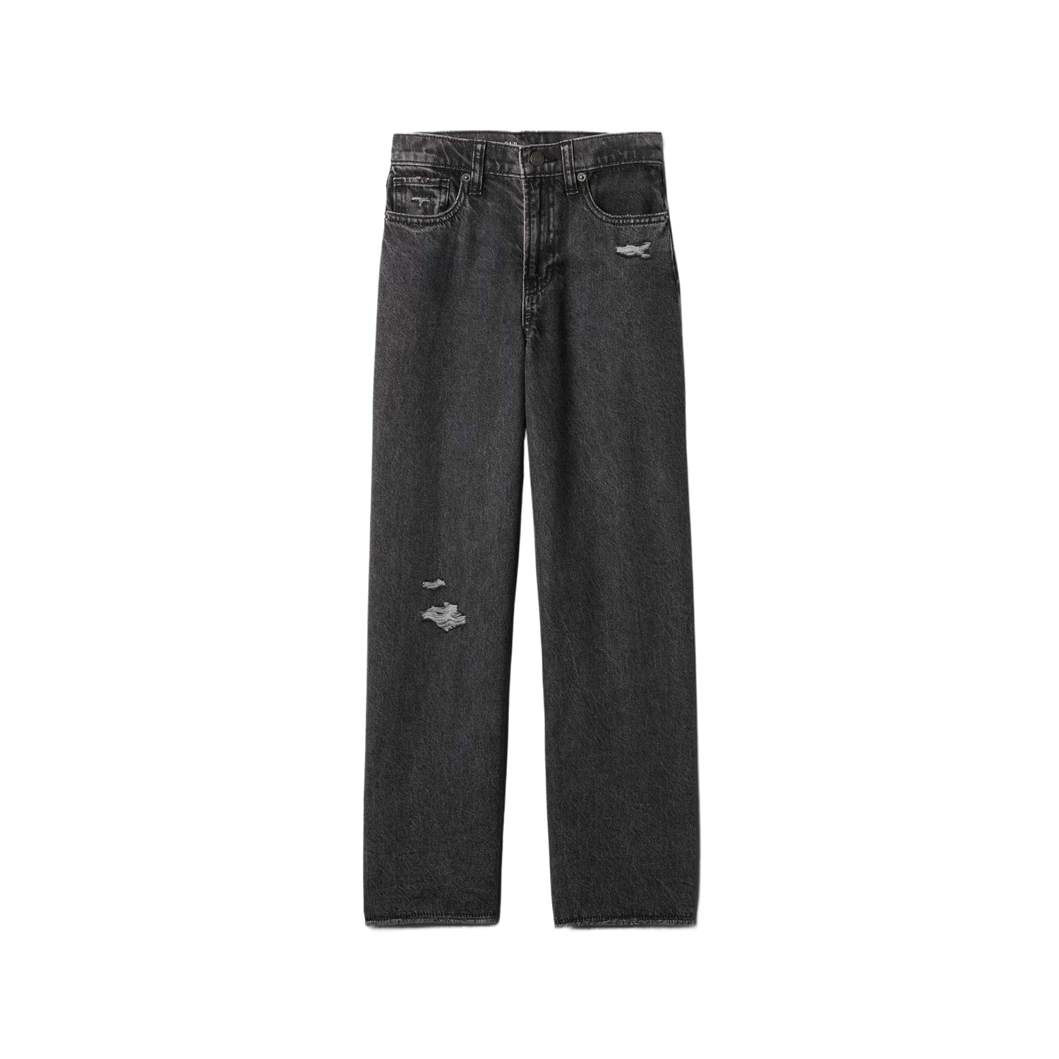 Джинсы Low Rise Stride Wide Leg для детей 3-7 лет GAP, washed черный — фото 2