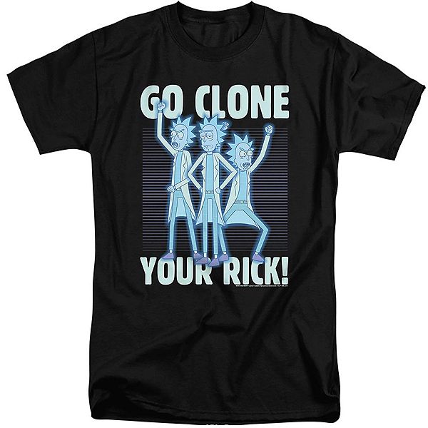 

Футболка Rick and Morty Go Clone Your Rick с коротким рукавом для взрослых Licensed Character