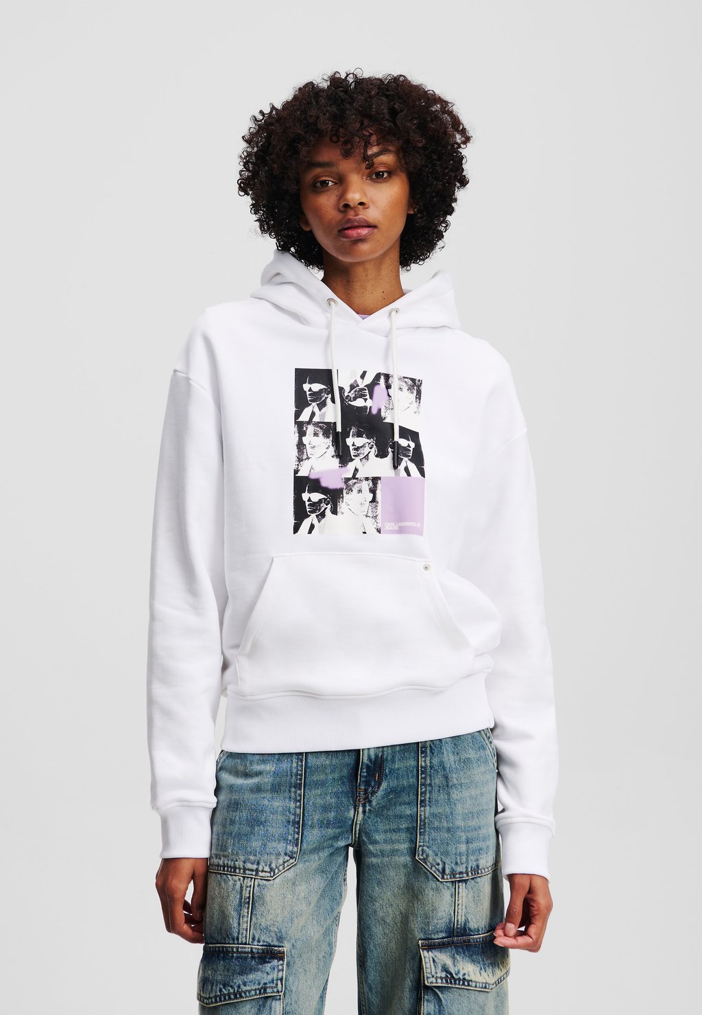 

Толстовка KARL LAGERFELD JEANS - Hoodie, белый