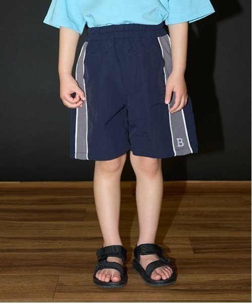 Брюки длиной 4/4 с боковым креплением B・ROOM, Navy blue