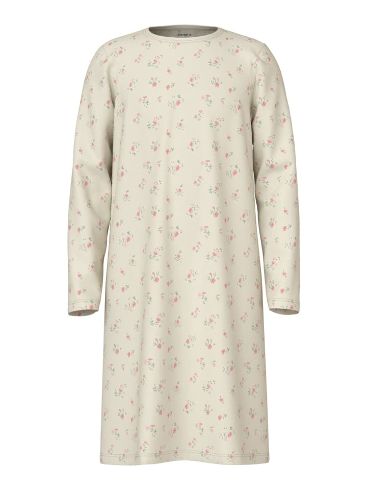 

Ночная рубашка с длинными рукавами NKFNIGHTGOWN FLOWER в цвете горлица name it