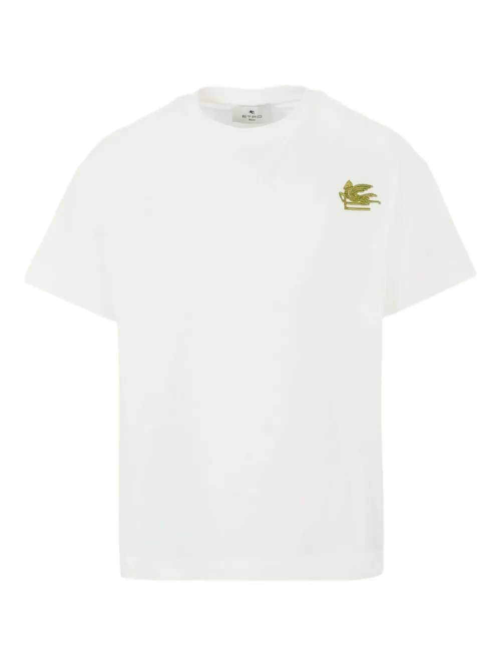 

Футболка с вышитым логотипом Pegaso ETRO KIDS, нейтральный