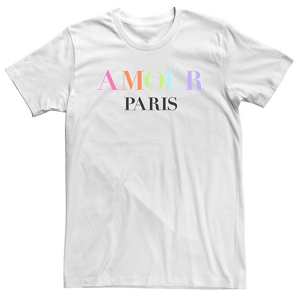 

Футболка Big & Tall "Amour Paris" Licensed Character