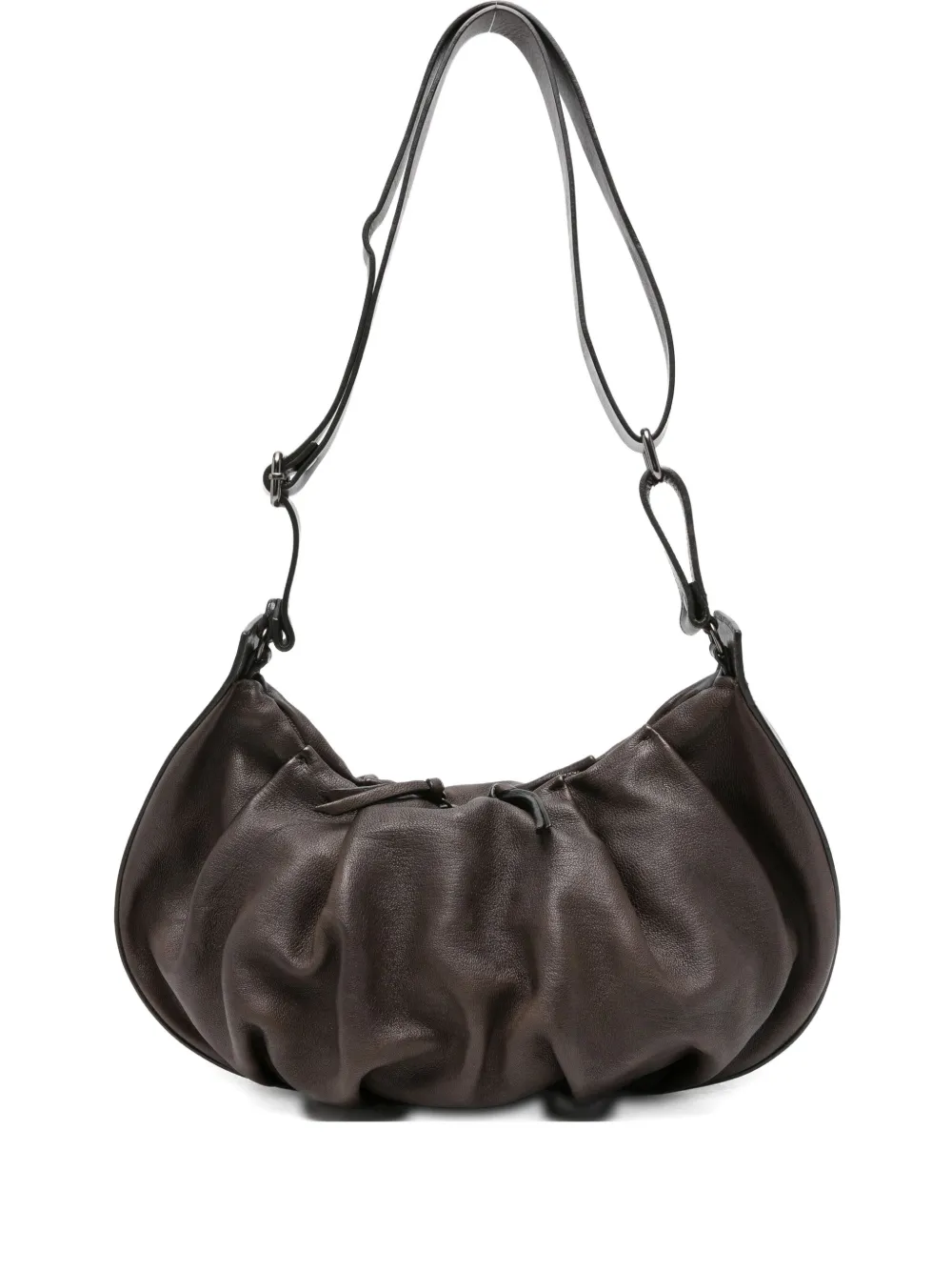 

Сумка на плечо из сборчатой кожи Reptile'S House, коричневый