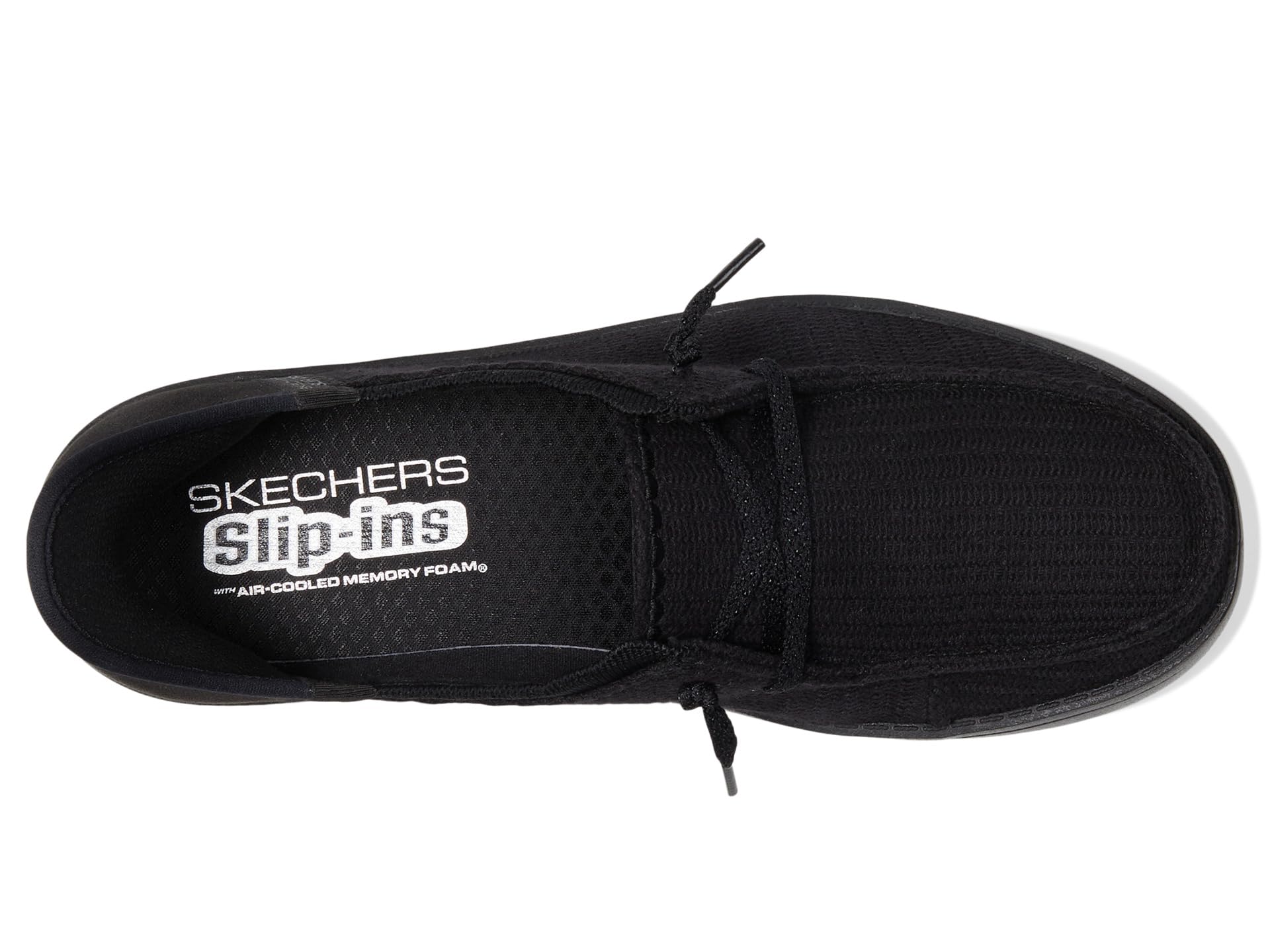 Кроссовки SKECHERS Venice - Coastal Groove Hands Free Slip-Ins, черный — фото 2