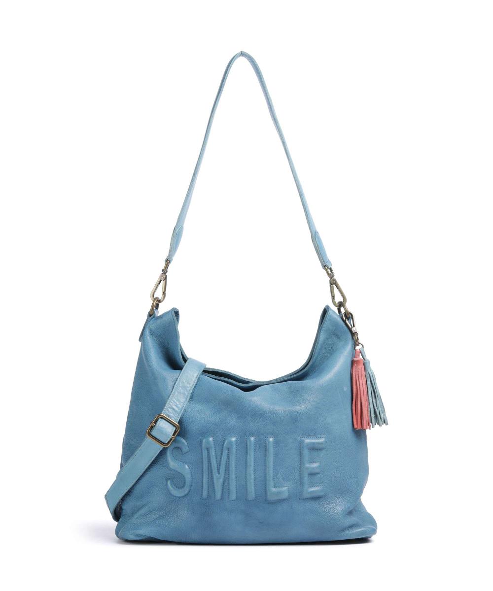 

Сумка Paoliweg 2 из зернистой коровьей кожи Taschendieb Wien, синий
